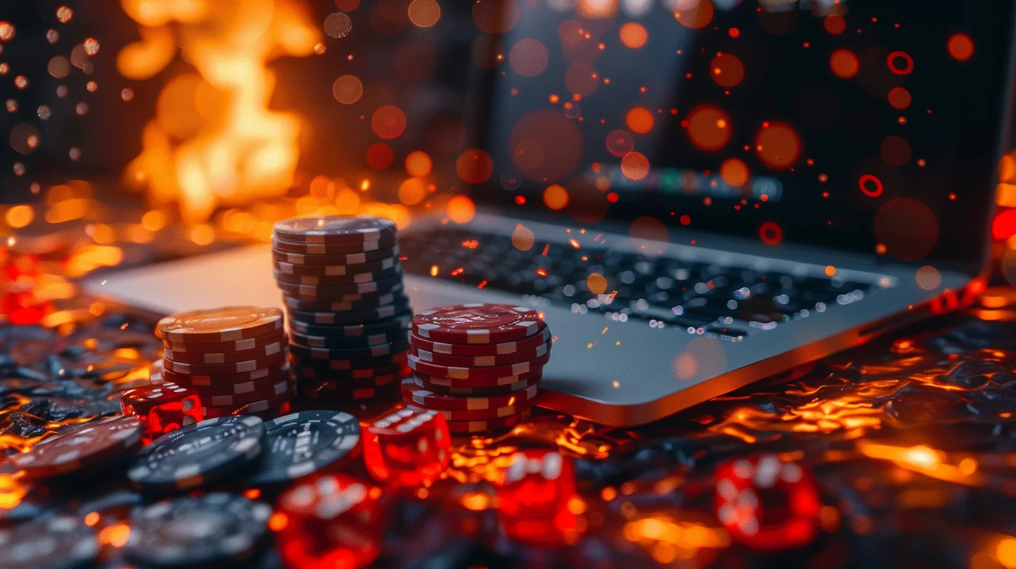 Suasana permainan meja kasino digital SIAP108